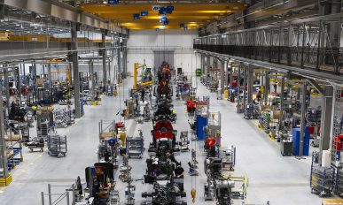 Komatsu Forest Warehouse Interior